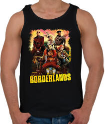 printfashion Borderlands - Férfi atléta - Fekete (16368700)