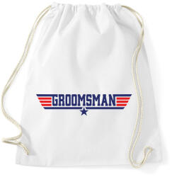 printfashion Groomsman - Top gun - Sportzsák, Tornazsák - Fehér (13153965)