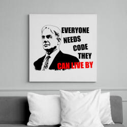 printfashion GIBS - Vászonkép - Fehér (6629535)