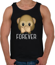 printfashion Best Friends - Monkey 3 - Férfi atléta - Fekete (1787693)