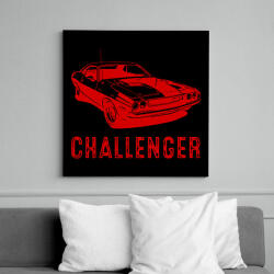 printfashion autó - Vászonkép - Fekete (11652957)