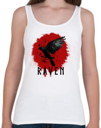 printfashion RAVEN - Női atléta - Fehér (1693288)
