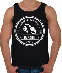 printfashion Karácsony 2022 benzin - Férfi atléta - Fekete (11399667)