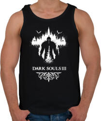 printfashion Dark souls III - Férfi atléta - Fekete (15949482)