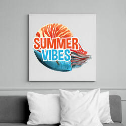 printfashion Summer Vibes - Vászonkép - Fehér (6626811)