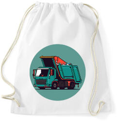printfashion Garbage truck - Sportzsák, Tornazsák - Fehér (16168556)