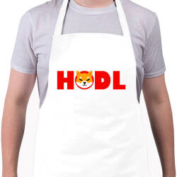 printfashion Shiba hodl - Kötény - Fehér (11326920)