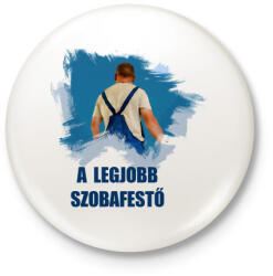 printfashion szobafestő - Kitűző, hűtőmágnes - Fehér (3079050)