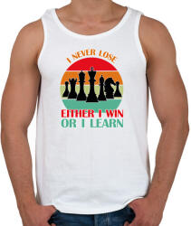 printfashion I never lose - Férfi atléta - Fehér (7453552)