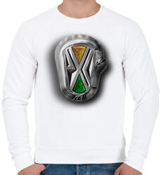 printfashion Rába logo - Férfi pulóver - Fehér (14804816)
