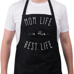printfashion mom life is best life 2 - Kötény - Fekete (6975088)