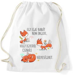 printfashion Igazi barát - Sportzsák, Tornazsák - Fehér (7084904)