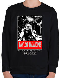 printfashion Taylor Howkins - Gyerek pulóver - Fekete (6566327)