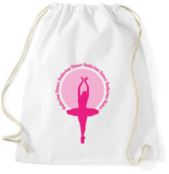 printfashion Ballerina Dance - Sportzsák, Tornazsák - Fehér (7165864)