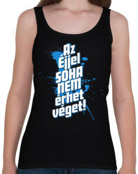 printfashion Az éjjel soha nem érhet véget! - Női atléta - Fekete (16608722)