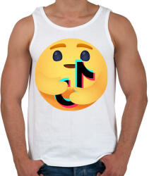 printfashion Tiktok - Férfi atléta - Fehér (13045396)