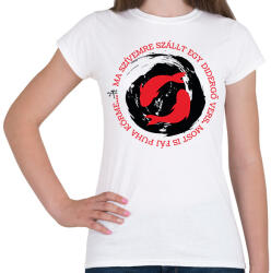 printfashion Didergő vers - Haiku - Női póló - Fehér (7632566)