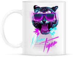 printfashion Miami tiger - Bögre - Fehér (788717)