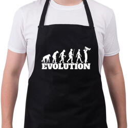 printfashion APA evolúció - Kötény - Fekete (4926908)