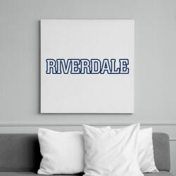 printfashion RiverDale - Vászonkép - Fehér (6630437)