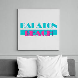 printfashion Balaton Beach - Vászonkép - Fehér (6632488)