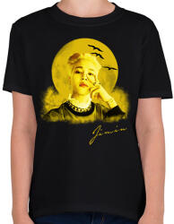 printfashion jimin - Gyerek póló - Fekete (5721099)