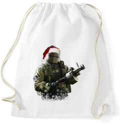 printfashion R6 - Santa 'chanka - Sportzsák, Tornazsák - Fehér (5711208)