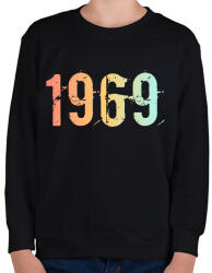 printfashion 1969 - Gyerek pulóver - Fekete (11821459)