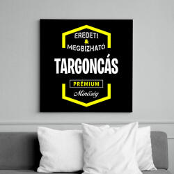 printfashion Targoncás prémium minőség - Vászonkép - Fekete (6647766)