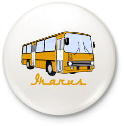 printfashion ikarus - Kitűző, hűtőmágnes - Fehér (4761210)