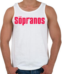 printfashion The Sopranos Original - Férfi atléta - Fehér (5505099)