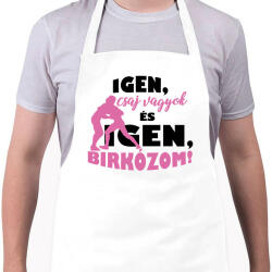 printfashion Igen, birkózom! - Kötény - Fehér (7571070)