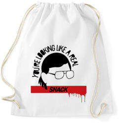 printfashion A real snack - Sportzsák, Tornazsák - Fehér (9336786)