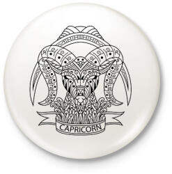 printfashion Bak - Kitűző, hűtőmágnes - Fehér (13795639)