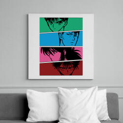 printfashion yu yu hakusho - Vászonkép - Fehér (6627898)