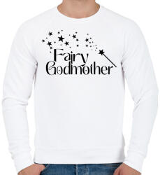 printfashion Fairy Godmother - Férfi pulóver - Fehér (16552591)