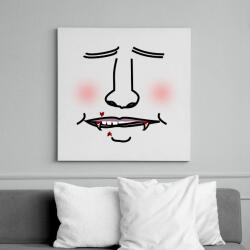 printfashion vampír2 - Vászonkép - Fehér (6633601)