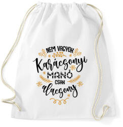 printfashion Nem vagyok manó - Sportzsák, Tornazsák - Fehér (14873993)