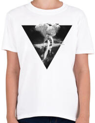 printfashion War godess - Gyerek póló - Fehér (241246)