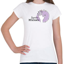 printfashion Legendás műkörmös - Női póló - Fehér (6558541)