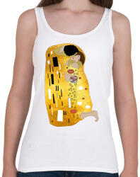 printfashion Gustav Klimt - A csók - Női atléta - Fehér (6729855)