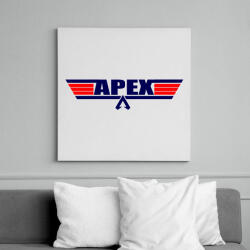 printfashion Apex Legends - TopGun logó - Vászonkép - Fehér (6627138)