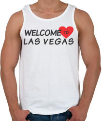 printfashion Welcome to Las Vegas - Férfi atléta - Fehér (1893664)