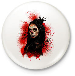 printfashion muertos - Kitűző, hűtőmágnes - Fehér (3080758)
