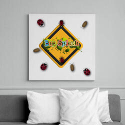 printfashion Bug Splash android Game - Vászonkép - Fehér (6621825)