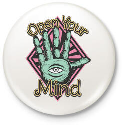 printfashion szabaditsd fel az elméd - színes - Kitűző, hűtőmágnes - Fehér (15762735)