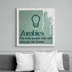 printfashion Zombies - Vászonkép - Fehér (6623333)