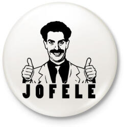 printfashion Borat - Kitűző, hűtőmágnes - Fehér (3082353)