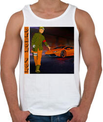 printfashion Lambo Naruto - Férfi atléta - Fehér (5513673)