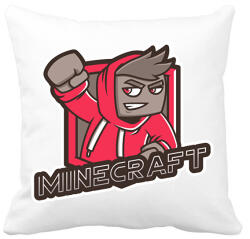 printfashion MINECRAFT - Párnahuzat, Díszpárnahuzat - Fehér (12301806)